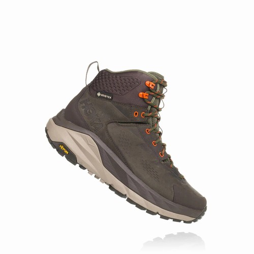 Hoka One One SKY KAHA GORE-TEX Lifestyle Shoes For Men India Grey IN-3102